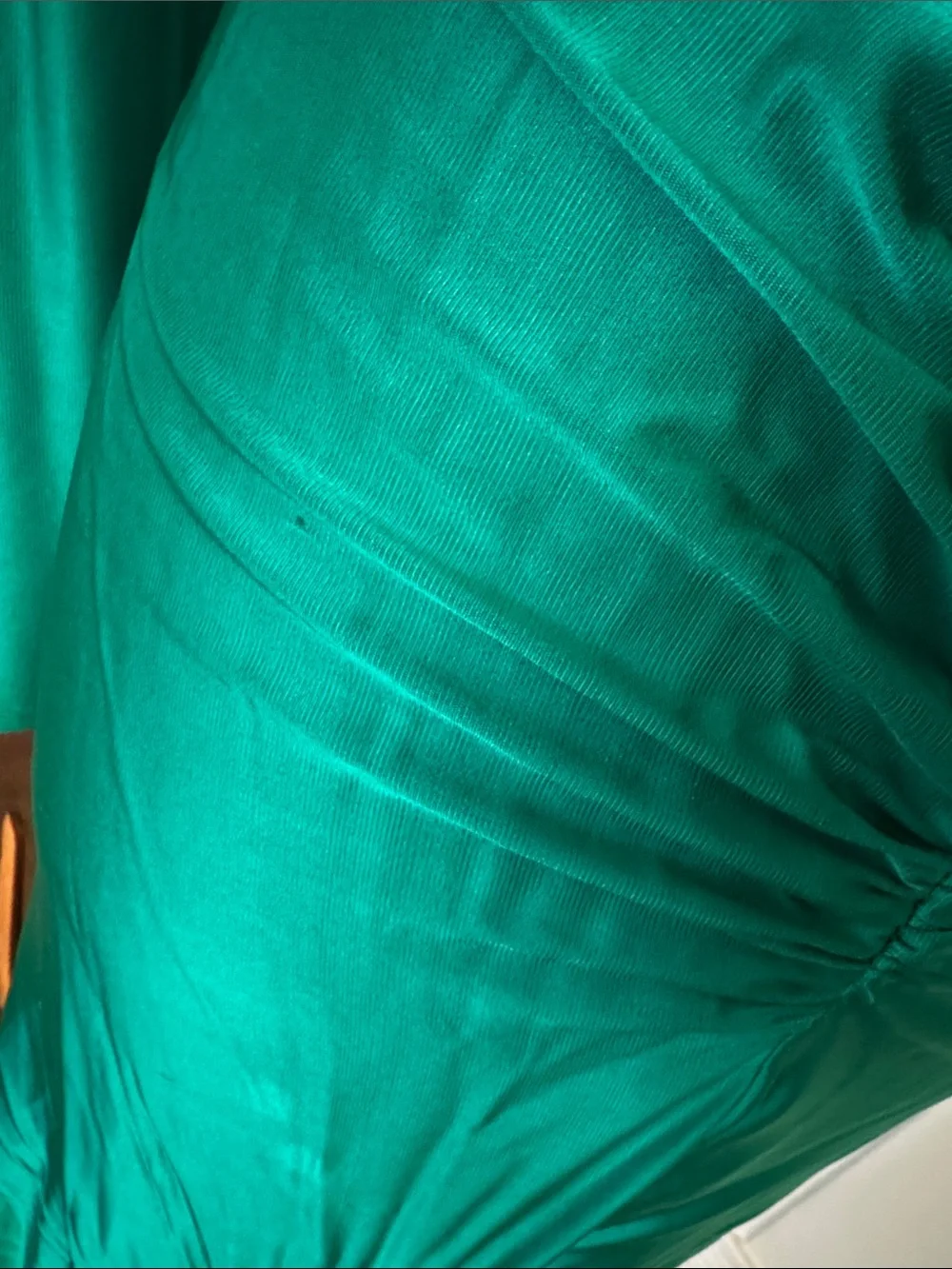 Paco Rabanne Size 44 M L Emerald Green Long Sleeve Evening Gown Dress
